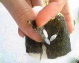 しいたけ塩にぎり作り方6写真
