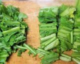 かぶの葉っぱと根っこ炒め作り方1写真