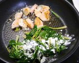 簡単！銀鮭とほうれん草のチーズ包み作り方4写真