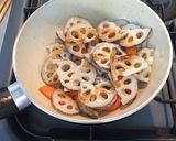 れんこんのきんぴら作り方3写真