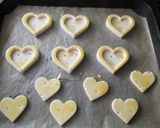 バレンタインにチョコのハートパイ作り方2写真