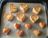 バレンタインにチョコのハートパイ作り方3写真