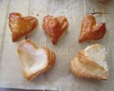 バレンタインにチョコのハートパイ作り方4写真