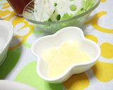 蓮根とレタスのサラダ（豆乳ドレッシング）作り方2写真