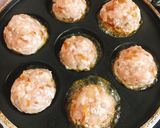 【お弁当に】チーズ入ふんわりチキンボール作り方8写真