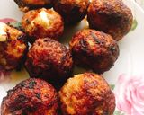 【お弁当に】チーズ入ふんわりチキンボール作り方11写真