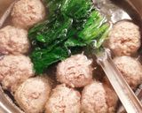 肉団子いり春雨スープ！ウマ塩仕立て♪作り方5写真