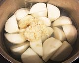取り分けOK カブとホタテ缶のとろみ煮作り方2写真