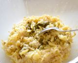 卵とチーズのカリカリとろろ昆布の焼きご飯作り方1写真
