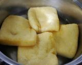 コリコリ♪鶏挽き肉とタケノコの巾着含め煮作り方1写真