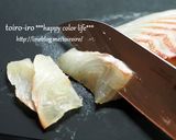 少ない調味料でも絶品★ごまダレ鯛茶漬け作り方1写真