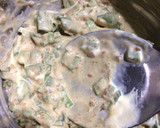 ほうれん草と豆腐の海鮮みそマヨグラタン☆作り方1写真