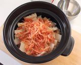 土鍋ご飯 桜エビと筍の炊き込み作り方2写真