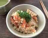 土鍋ご飯 桜エビと筍の炊き込み作り方4写真