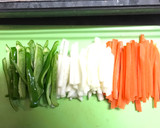 簡単☆焼肉のタレで余り野菜炒め作り方1写真