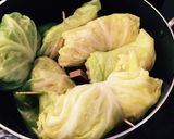 早生のロールキャベツ 温野菜添え作り方7写真