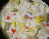 最高に美味しい❔白菜入クリームシチュー作り方8写真