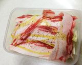 レンジでめちゃ旨*白菜と豚肉の塩昆布蒸し作り方2写真