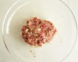ちぢみほうれん草の肉包み焼き作り方2写真