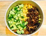 黑木耳玉米肉醬鮮蔬拌飯．柯媽媽の植物燕窩作り方4写真