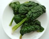 ちぢみほうれん草の肉包み焼き作り方3写真