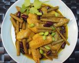 手羽とごぼうのカレー煮作り方5写真