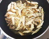 水菜とササミときのこのおろし和風パスタ作り方7写真