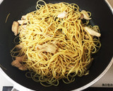 水菜とササミときのこのおろし和風パスタ作り方8写真