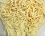 手ごね☆デュエリオでチーズ混ぜ込みパン☆作り方6写真
