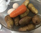 ウズベキスタン♡胡麻ボールのポテトサラダ作り方1写真