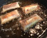 お餅とあんこの春巻き作り方5写真