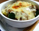 ポテトとブロッコリーと卵のカレーチーズ焼作り方7写真