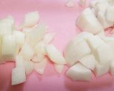 かぶと崩し豆腐のふわふわかき玉スープ作り方1写真
