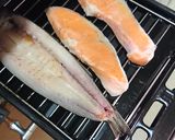 かますと鮭の押し寿司作り方1写真