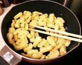 油あげとほうれん草の砂肝炒め作り方7写真