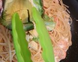 海老とアボカドのクリームパスタ作り方6写真