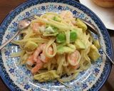 海老とアボカドのクリームパスタ作り方7写真