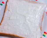 クリームチーズ＊あんこ＊トースト作り方3写真