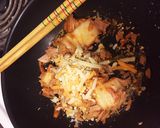 ダイエットに！ツナとキムチ納豆on豆腐作り方3写真