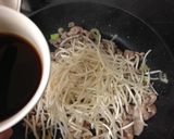 肉ニラもやし炒め作り方4写真