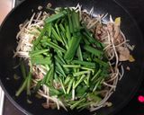 肉ニラもやし炒め作り方6写真