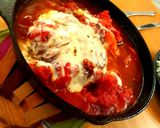 人参とチーズトマトの煮込ハンバーグ作り方6写真
