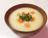 野菜の味噌かゆ 味噌おじや作り方4写真