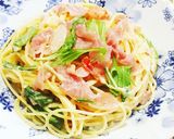 簡単☆生ハムのチーズクリームパスタ作り方11写真