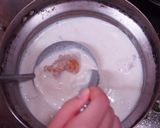 山菜と菜の花の豆乳スープ作り方6写真