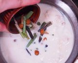 山菜と菜の花の豆乳スープ作り方7写真
