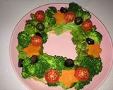 簡単可愛いXmasリースサラダ作り方9写真