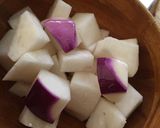 簡単# カブとブロッコリーのホットサラダ作り方1写真