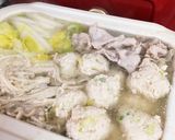 しょうがたっぷり鶏団子のお鍋♡作り方5写真