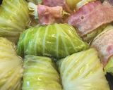 鶏ひき肉のロールキャベツ作り方2写真